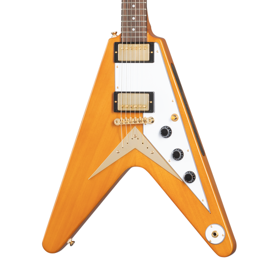 Epiphone IGC 1958 Korina Flying V, Aged Natural Electric Guitar Epiphone