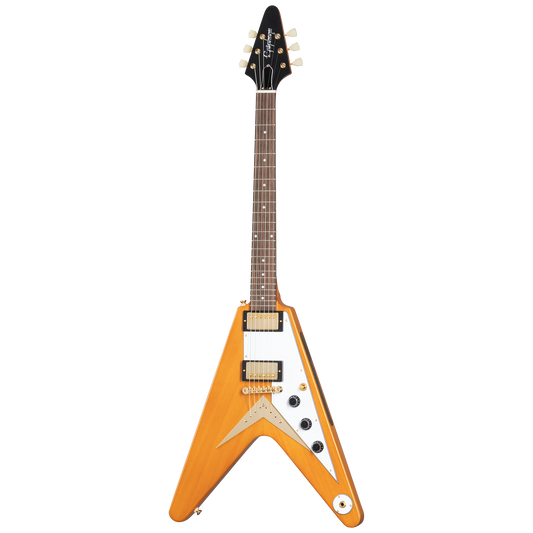 Epiphone IGC 1958 Korina Flying V, Aged Natural Electric Guitar Epiphone
