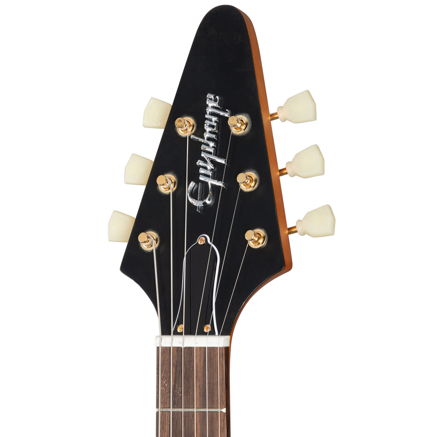 Epiphone IGC 1958 Korina Flying V, Aged Natural Electric Guitar Epiphone