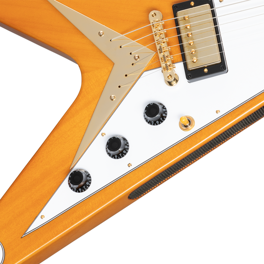 Epiphone IGC 1958 Korina Flying V, Aged Natural Electric Guitar Epiphone