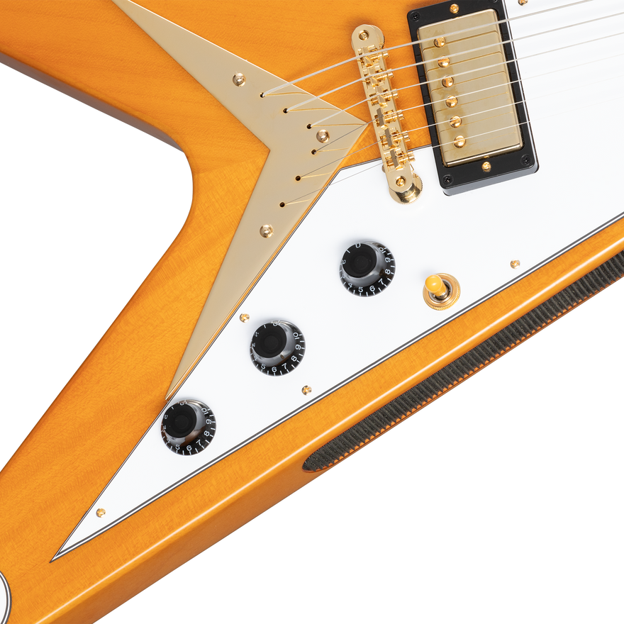 Epiphone IGC 1958 Korina Flying V, Aged Natural Electric Guitar Epiphone