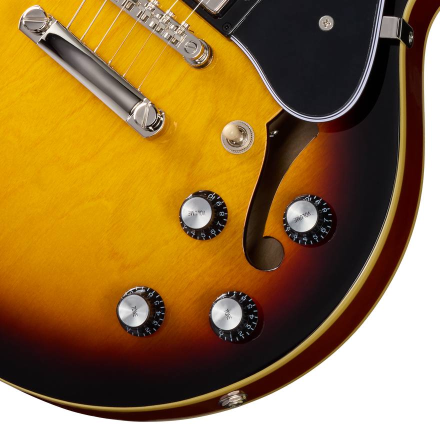 Epiphone ES-339 with Rosewood Fretboard, Vintage Sunburst Electric Guitar Epiphone