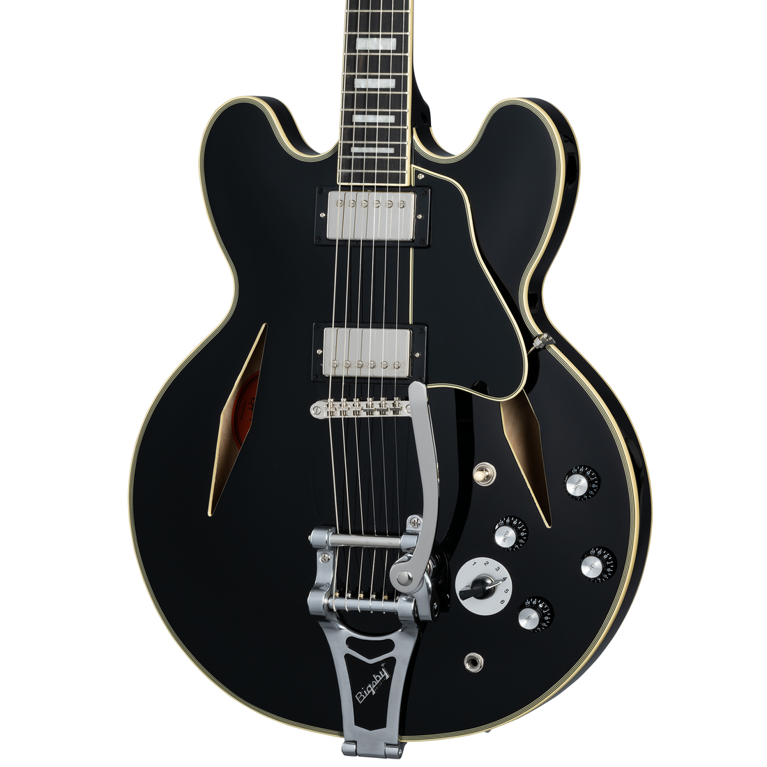 Epiphone Shinichi Ubukata ES-355 Custom, Ebony Electric Guitar Epiphone