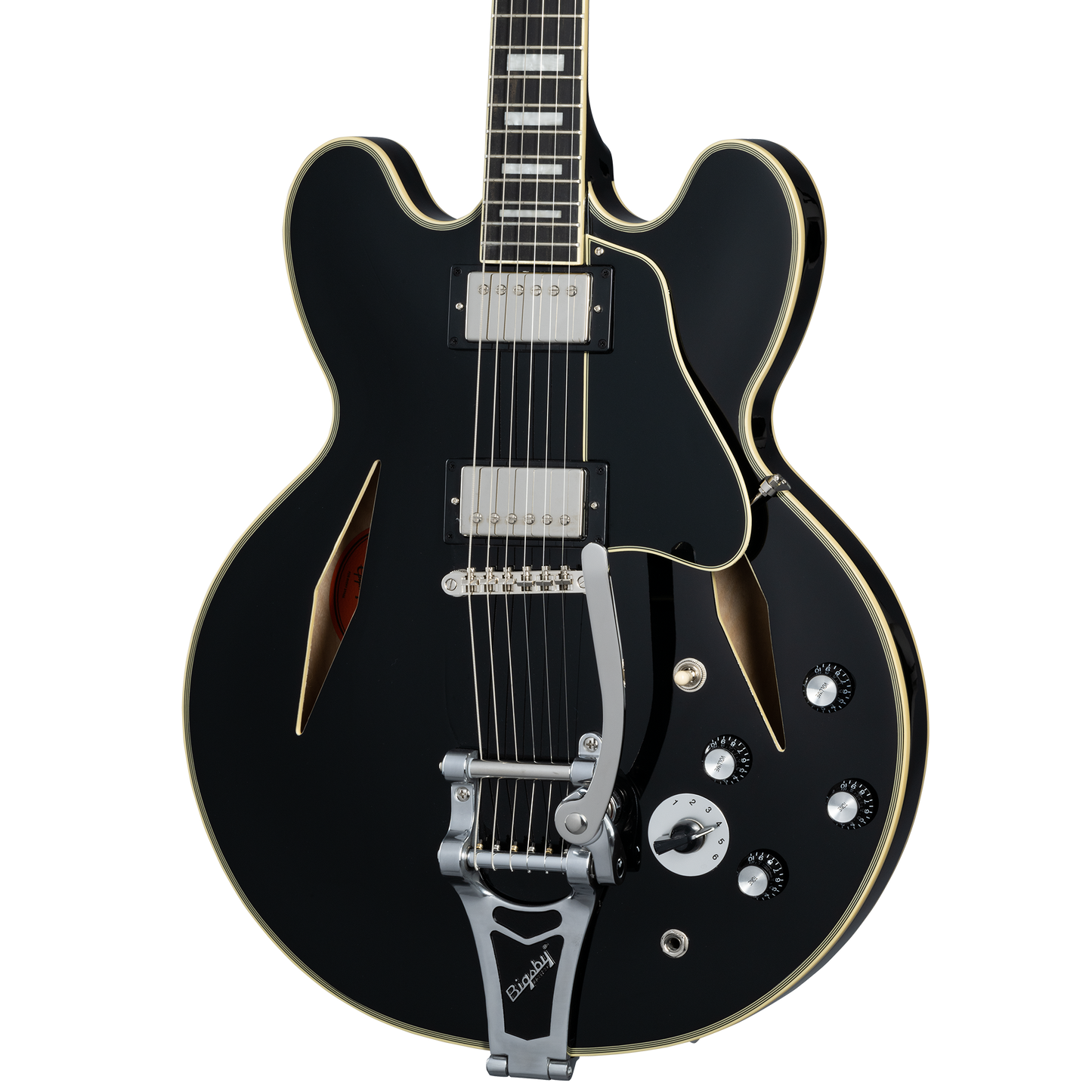 Epiphone Shinichi Ubukata ES-355 Custom, Ebony Electric Guitar Epiphone