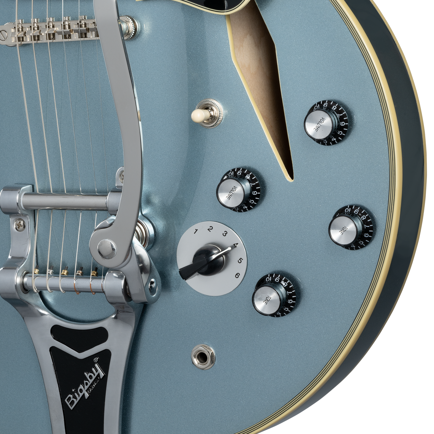 CALLUM TEST Shinichi Ubukata ES-355 Custom, Pelham Blue Electric Guitar Gibson