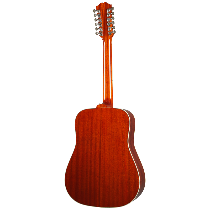 Epiphone Hummingbird 12-String, Aged Cherry Sunburst Gloss Acoustic Guitar Epiphone