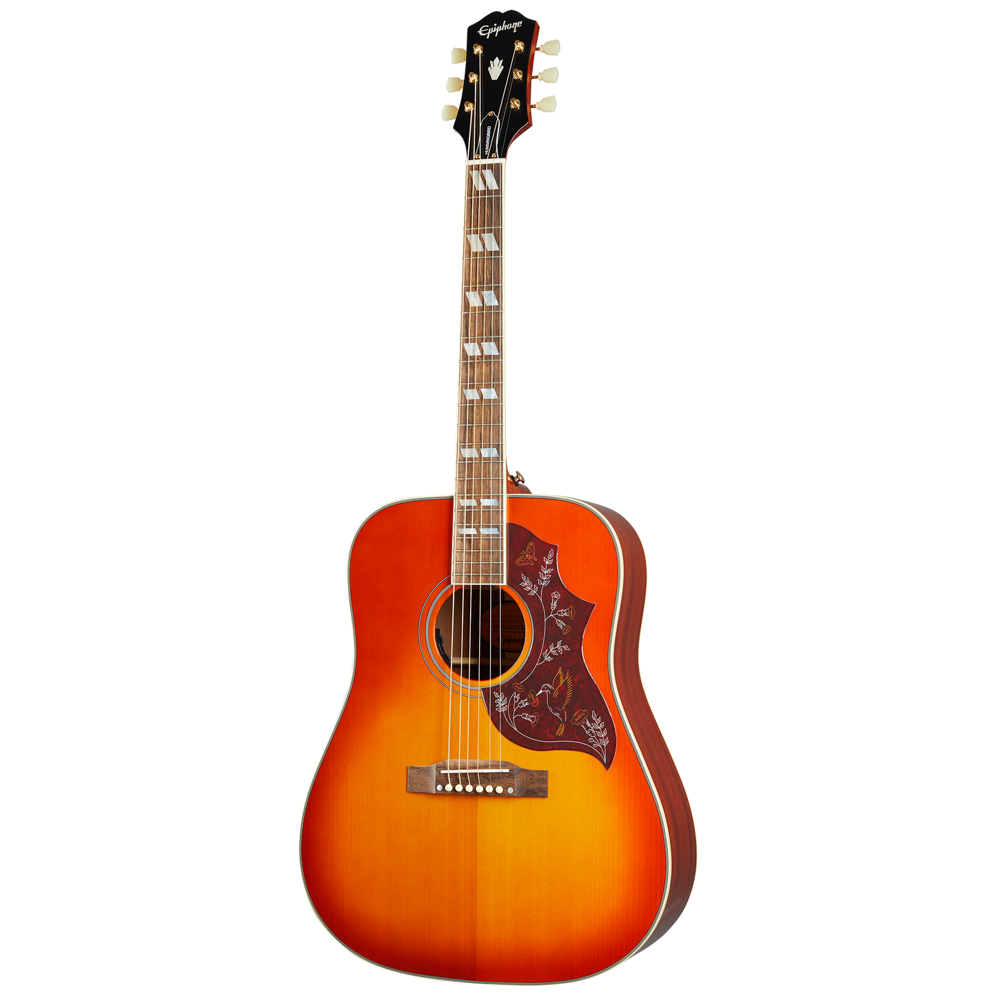 Epiphone Hummingbird, Aged Cherry Sunburst Gloss Acoustic Guitar Epiphone