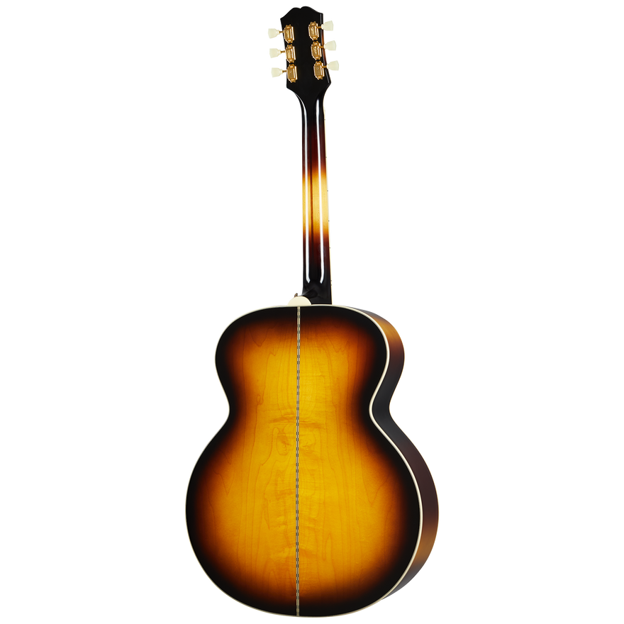 Epiphone J-200, Aged Vintage Sunburst Gloss Acoustic Guitar Epiphone