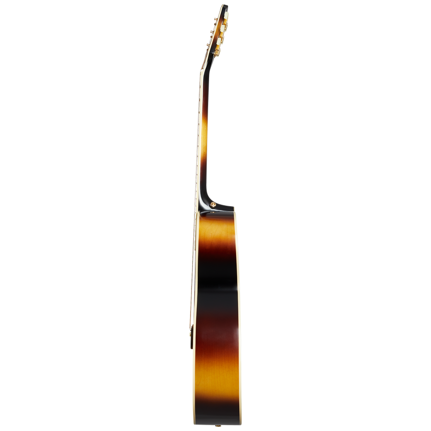 Epiphone J-200, Aged Vintage Sunburst Gloss Acoustic Guitar Epiphone