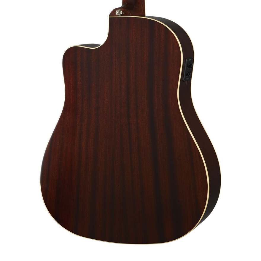 Epiphone J-45 EC, Aged Vintage Sunburst Gloss Acoustic Guitar Epiphone