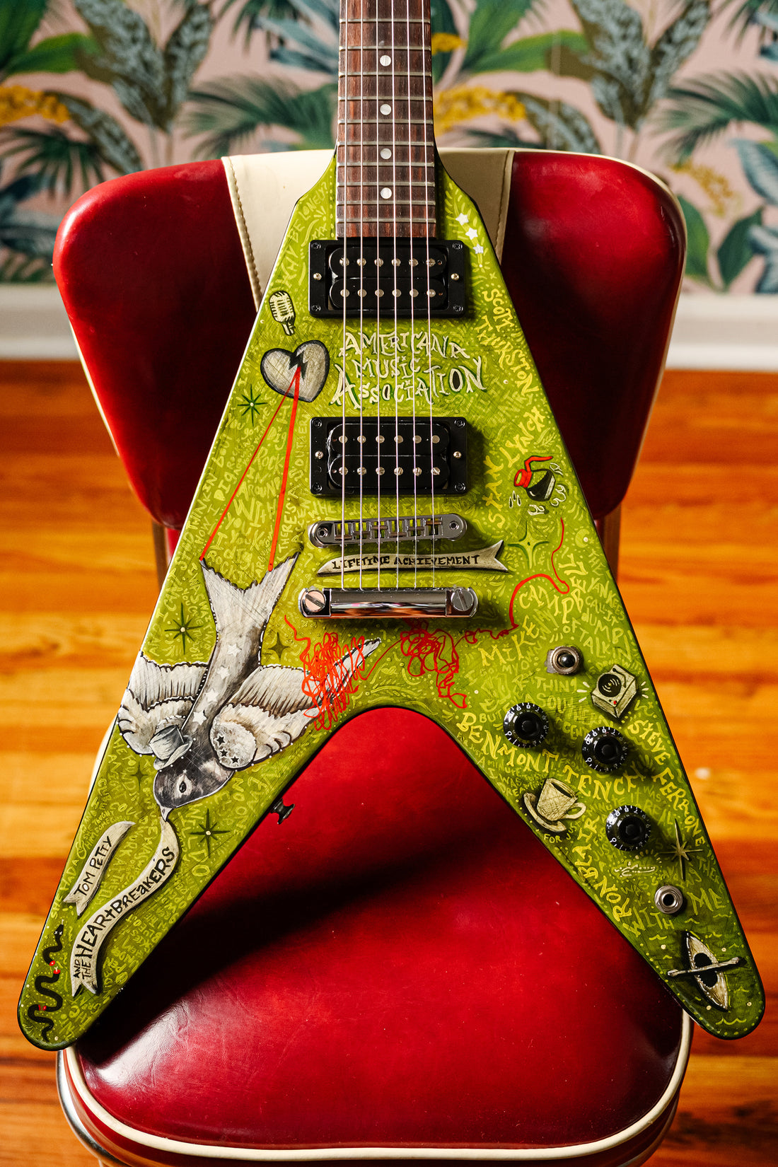 Guitar trophy for Tom Petty