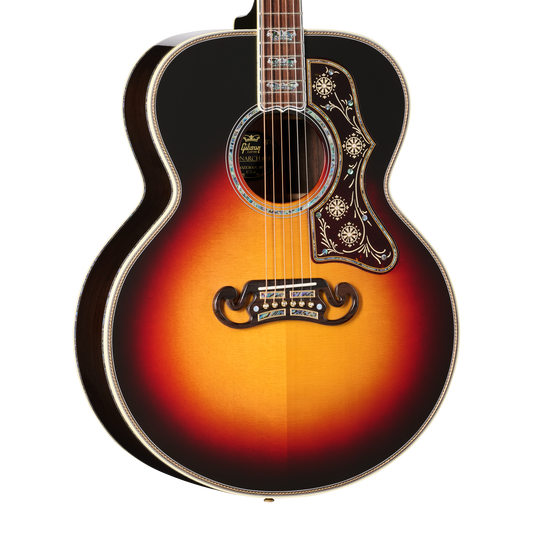 Gibson Custom SJ-200 Monarch #100 Brazilian Rosewood, Tri Burst Acoustic Guitar Gibson Custom