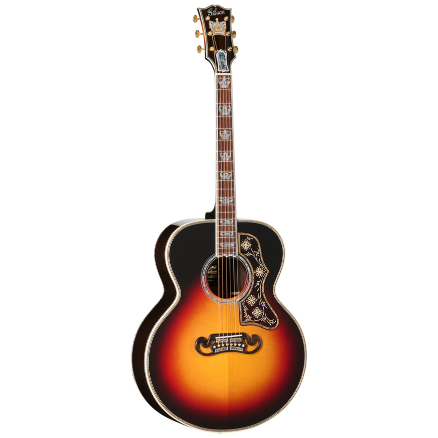 Gibson Custom SJ-200 Monarch #100 Brazilian Rosewood, Tri Burst Acoustic Guitar Gibson Custom