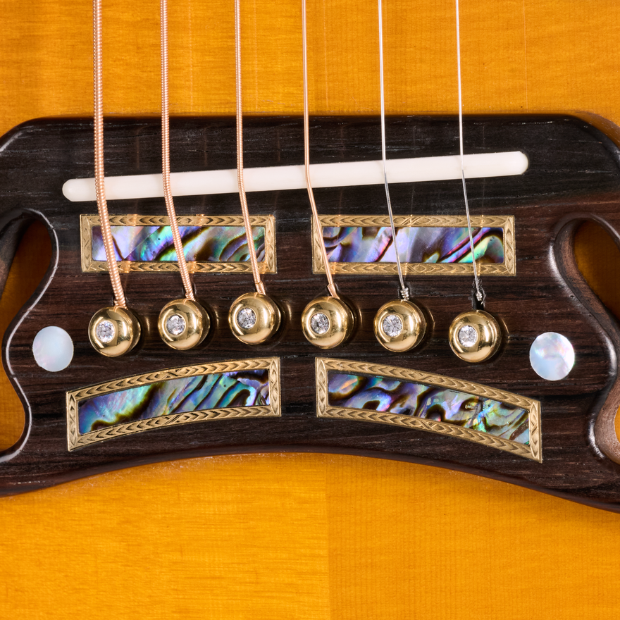 Gibson Custom SJ-200 Monarch #100 Brazilian Rosewood, Tri Burst Acoustic Guitar Gibson Custom