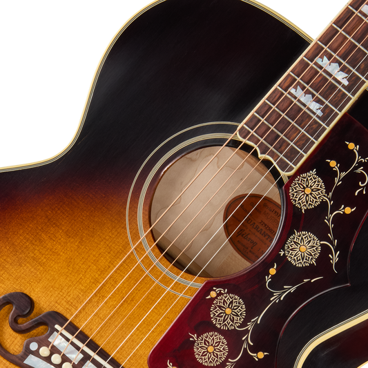 Gibson Custom 1957 SJ-200 Reissue, Ultra Light Aged, Vintage Sunburst Acoustic Guitar Gibson Custom