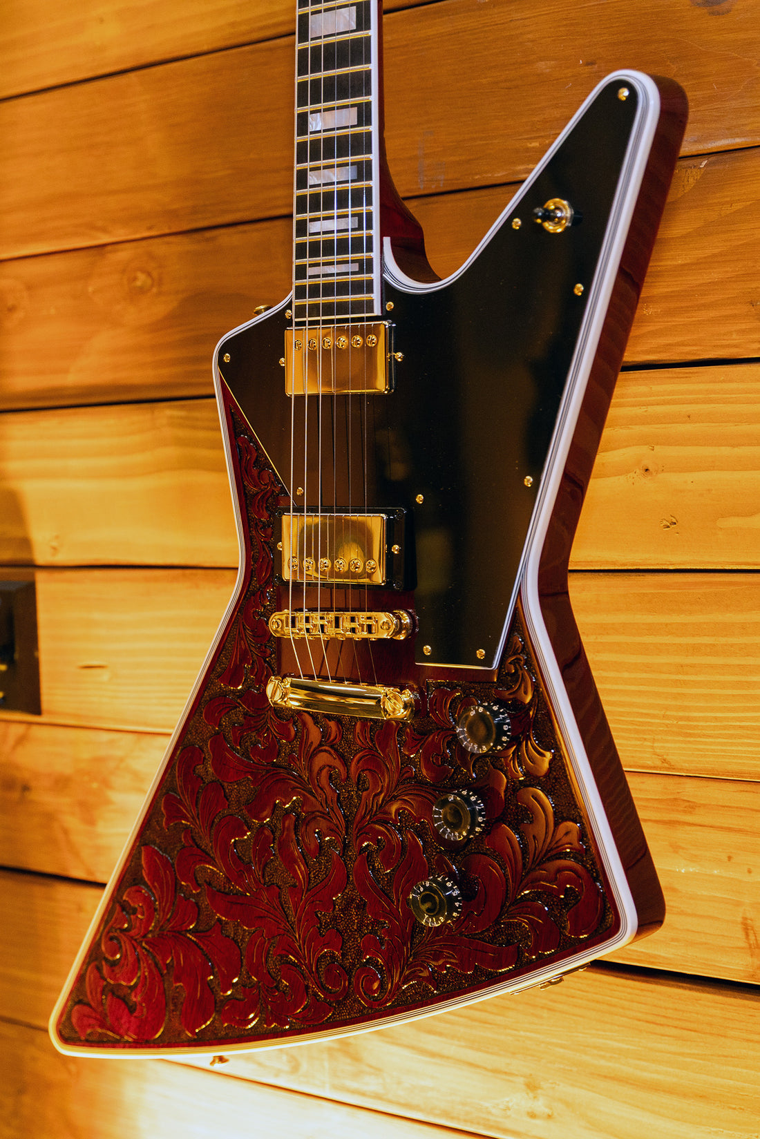 Gibson Custom “Western Floral” Explorer Custom