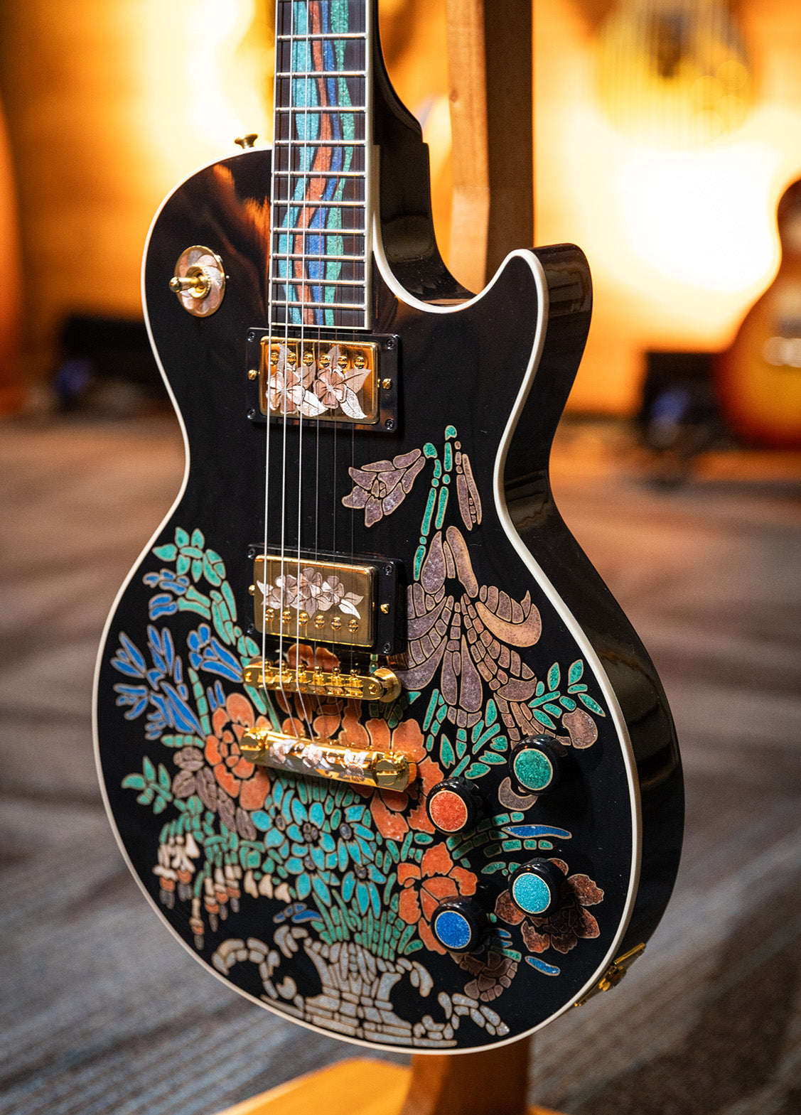 Gibson at NAMM 2026: Master Artisan Rickie Hinrichsen wows with custom
