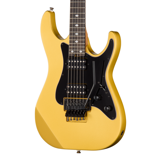 Kramer 50th Anniversary Volante HHFR, Anniversary Gold Electric Guitar Kramer