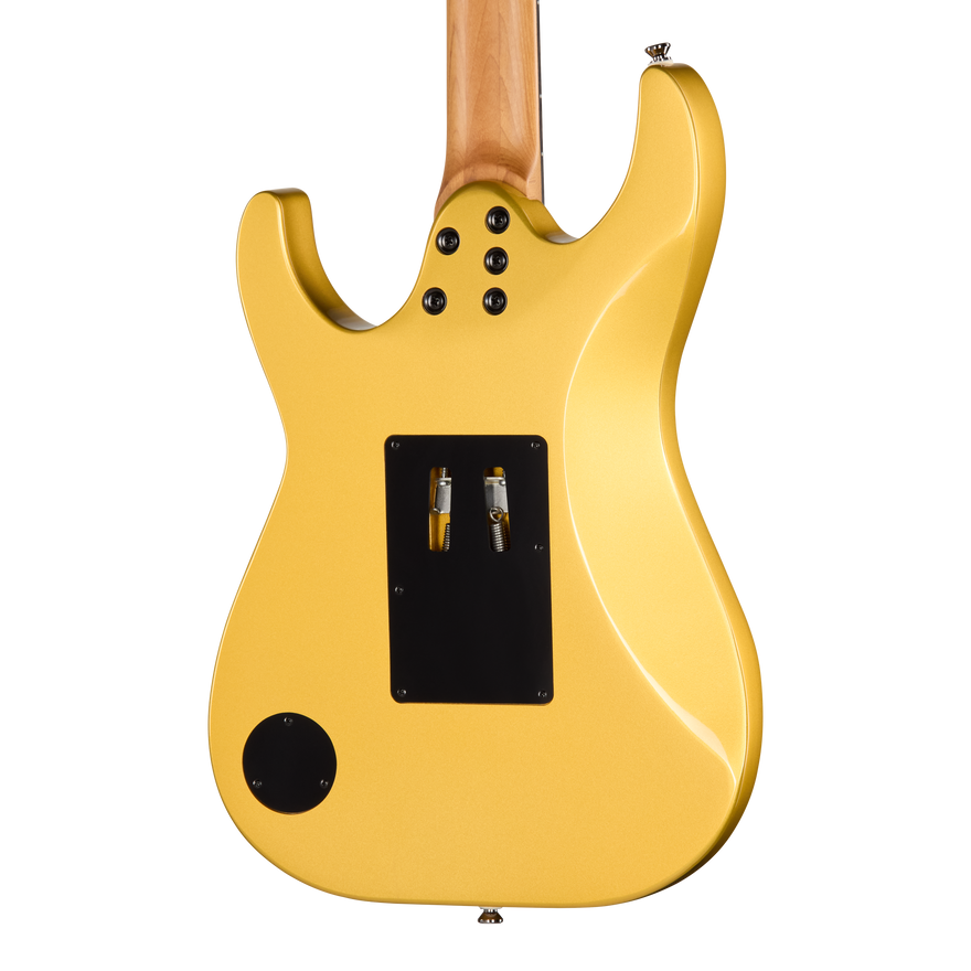 Kramer 50th Anniversary Volante HHFR, Anniversary Gold Electric Guitar Kramer