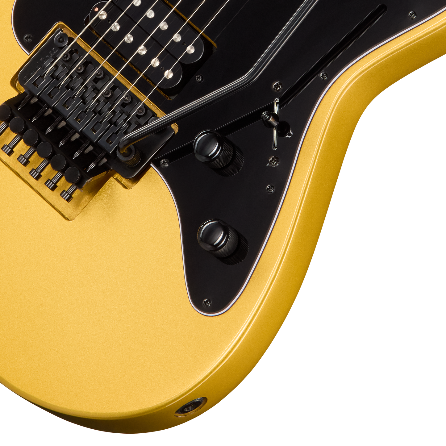 Kramer 50th Anniversary Volante HHFR, Anniversary Gold Electric Guitar Kramer