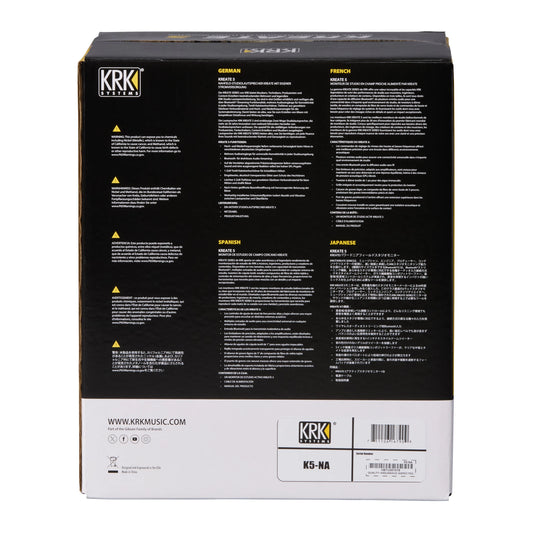 KREATE 5 POWERED STUDIO MONITOR, UK Studio Monitors KRK