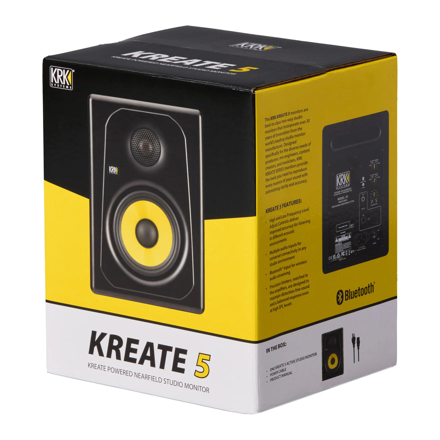 KREATE 5 POWERED STUDIO MONITOR, UK Studio Monitors KRK