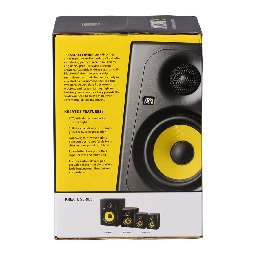 KREATE 5 POWERED STUDIO MONITOR, EU Studio Monitors KRK