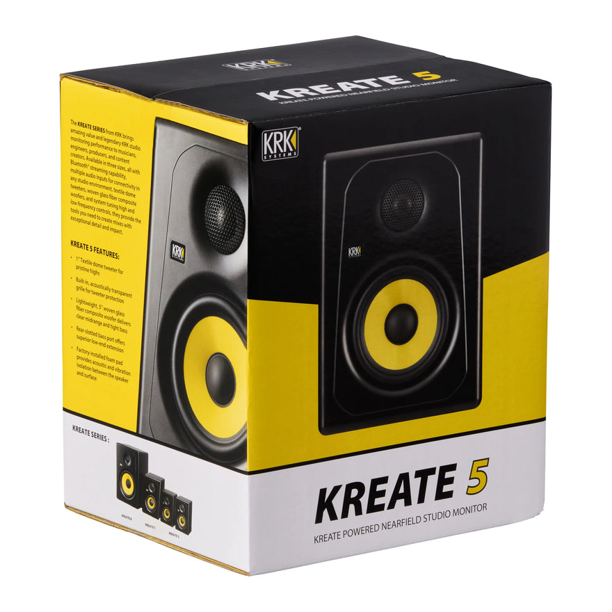KREATE 5 POWERED STUDIO MONITOR, UK Studio Monitors KRK