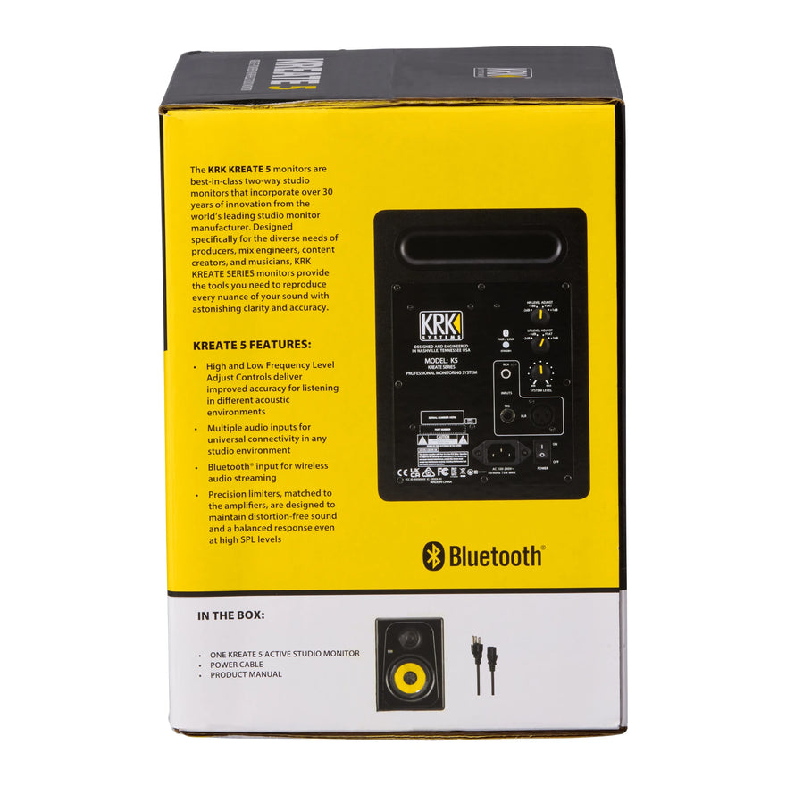 KREATE 5 POWERED STUDIO MONITOR, UK Studio Monitors KRK