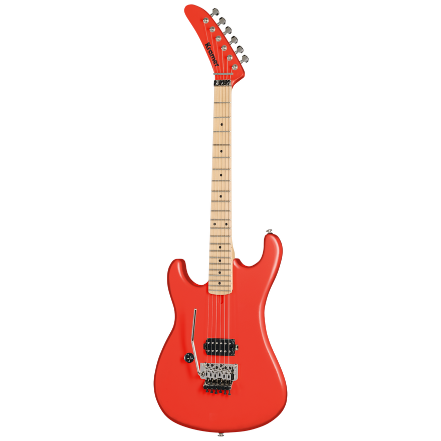 Kramer 84, Left-Handed, Eruption Red Satin, Exclusive Electric Guitar Kramer