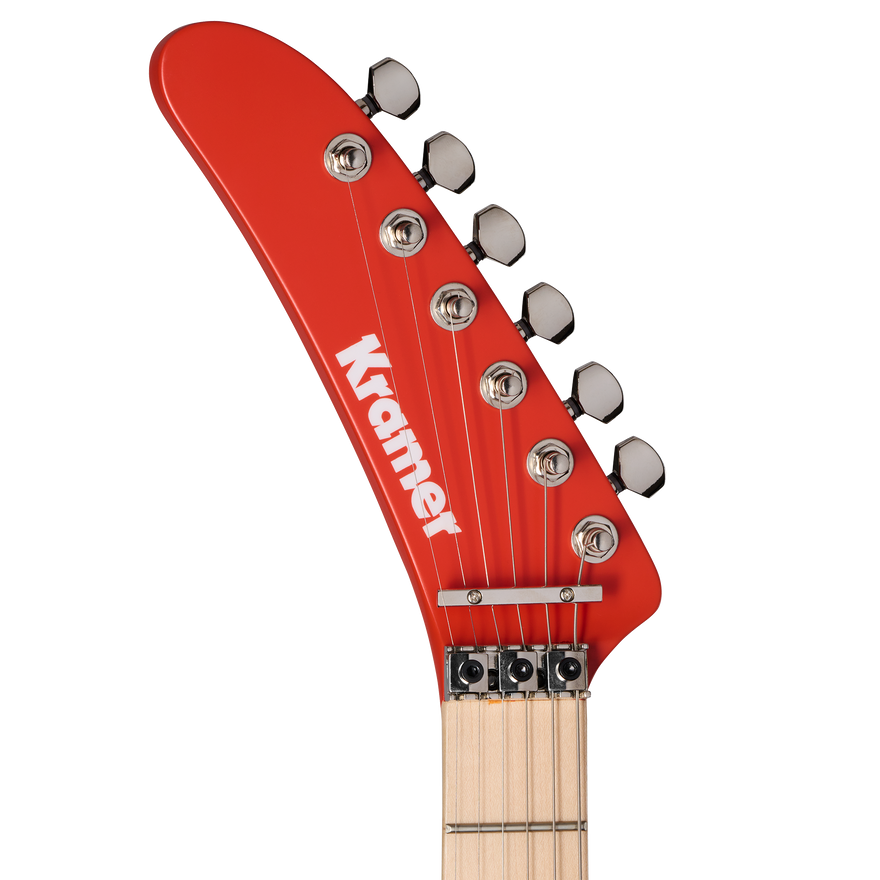 Kramer 84, Left-Handed, Eruption Red Satin, Exclusive Electric Guitar Kramer