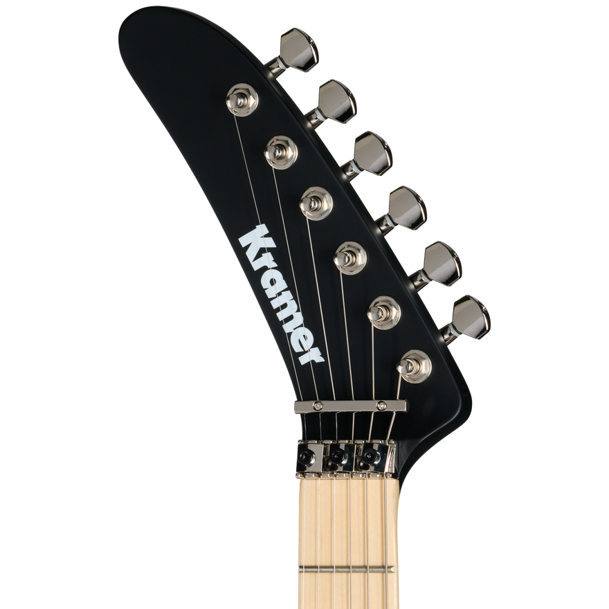 Kramer 84, Left-Handed, Intruder Black Satin, Exclusive Electric Guitar Kramer