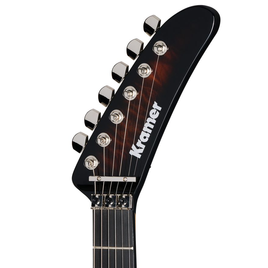 Kramer 84 HH Quilt, Orange Burst, Exclusive Electric Guitar Kramer