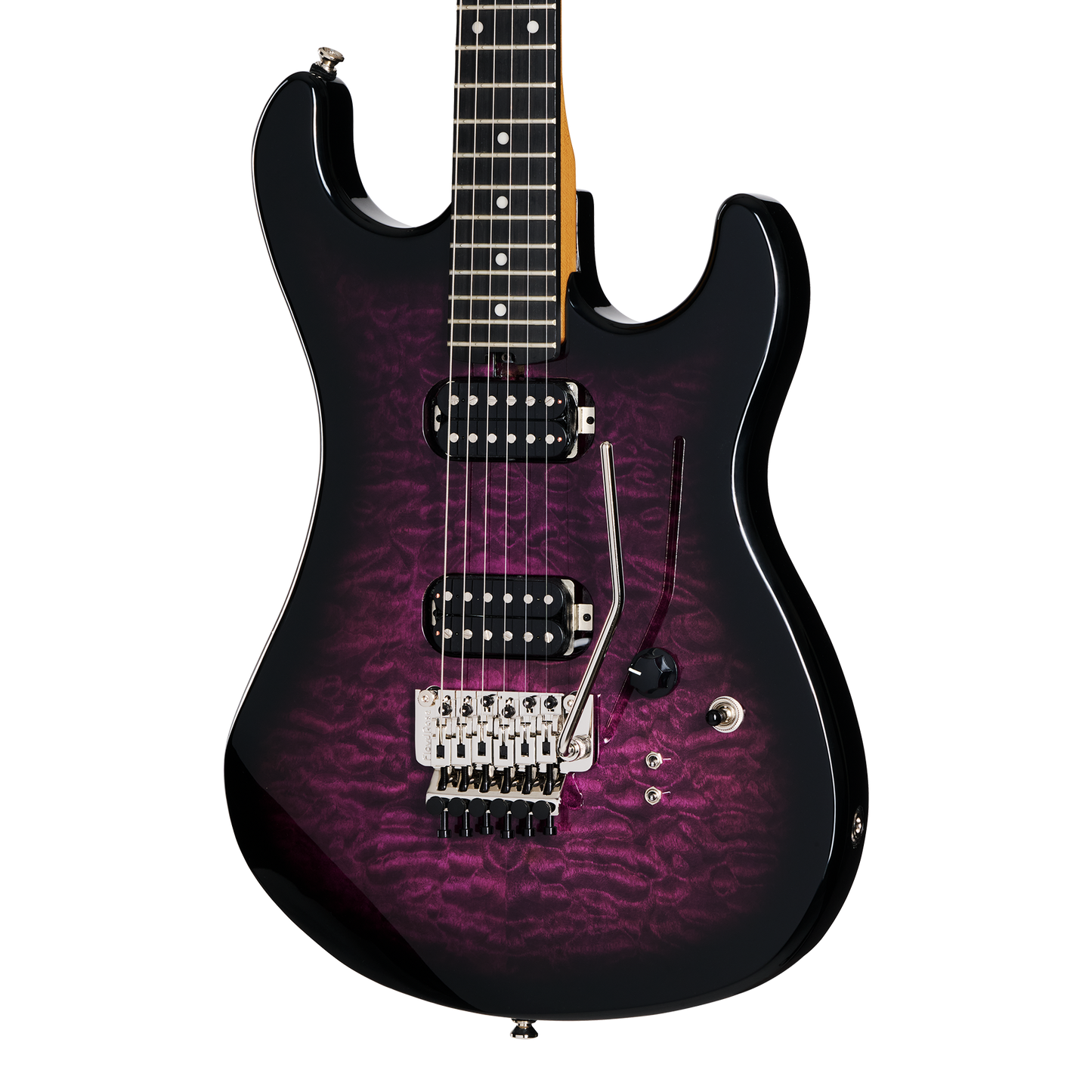Kramer 84 HH Quilt, Purple Burst, Exclusive Electric Guitar Kramer