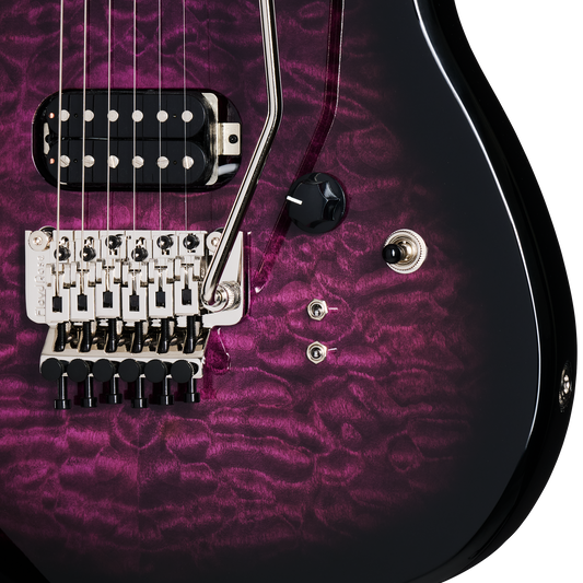 Kramer 84 HH Quilt, Purple Burst, Exclusive Electric Guitar Kramer