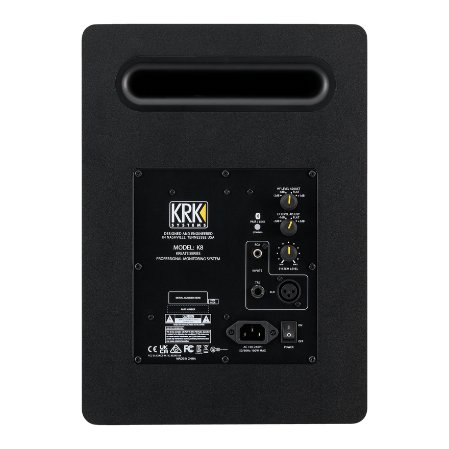 KREATE 8 POWERED STUDIO MONITOR, EU Studio Monitors KRK