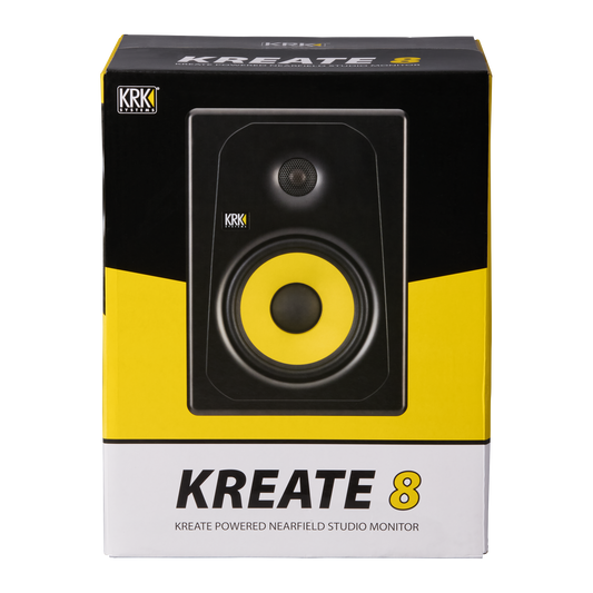 KREATE 8 POWERED STUDIO MONITOR, EU Studio Monitors KRK