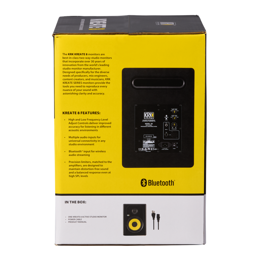 KREATE 8 POWERED STUDIO MONITOR, UK Studio Monitors KRK