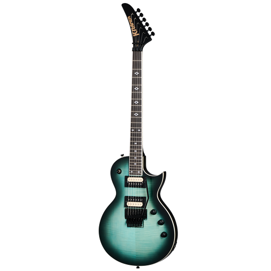 Kramer Assault Figured, Caribbean Blue Perimeter Electric Guitar Kramer