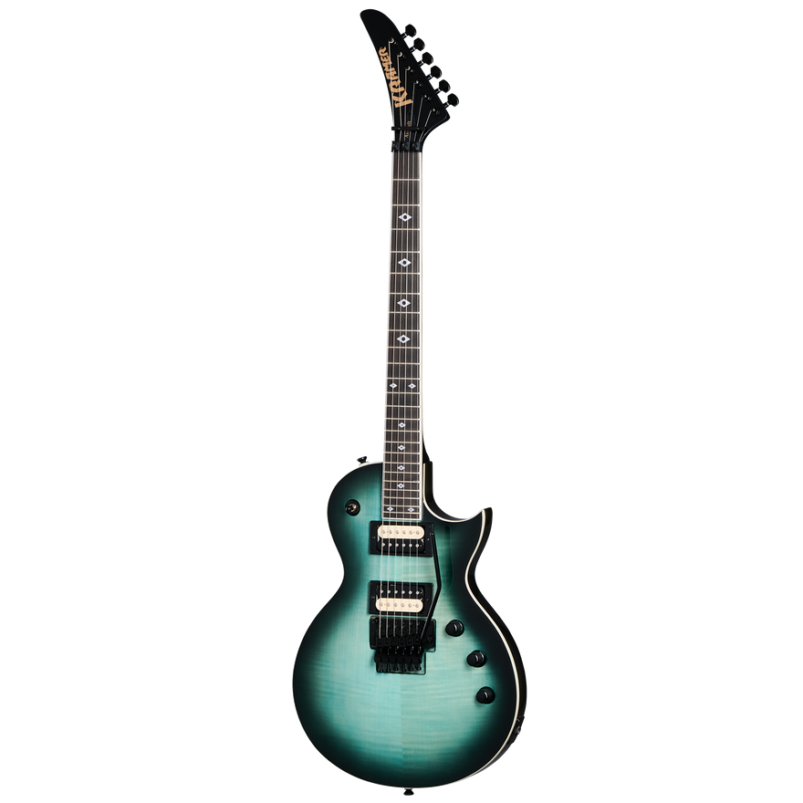 Kramer Assault Figured, Caribbean Blue Perimeter Electric Guitar Kramer