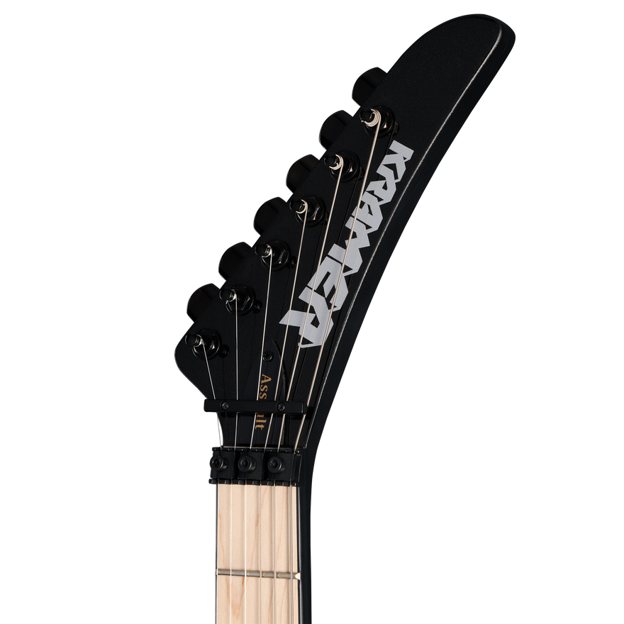 Kramer Assault, Left-Handed, Jet Black Metallic, Exclusive Electric Guitar Kramer