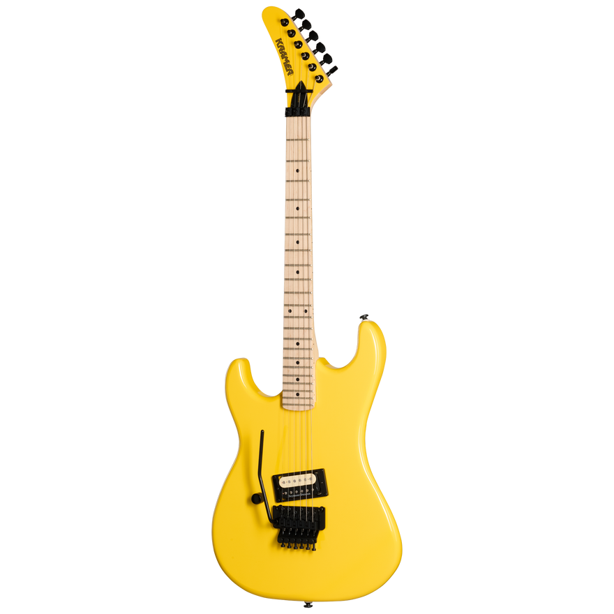 Kramer Baretta, Left-Handed, Bumblebee Yellow Electric Guitar Kramer