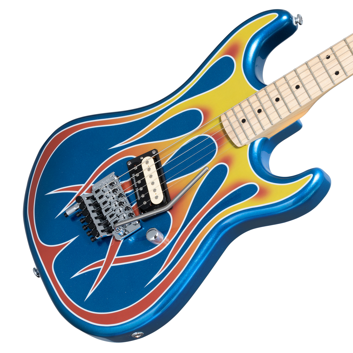 Kramer Baretta, Custom Graphics with EVH D-Tuna, Hot Rod Electric Guitar Kramer