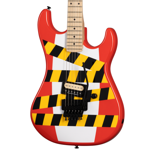 Kramer Baretta, Custom Graphics, "Danger Zone" Electric Guitar Kramer