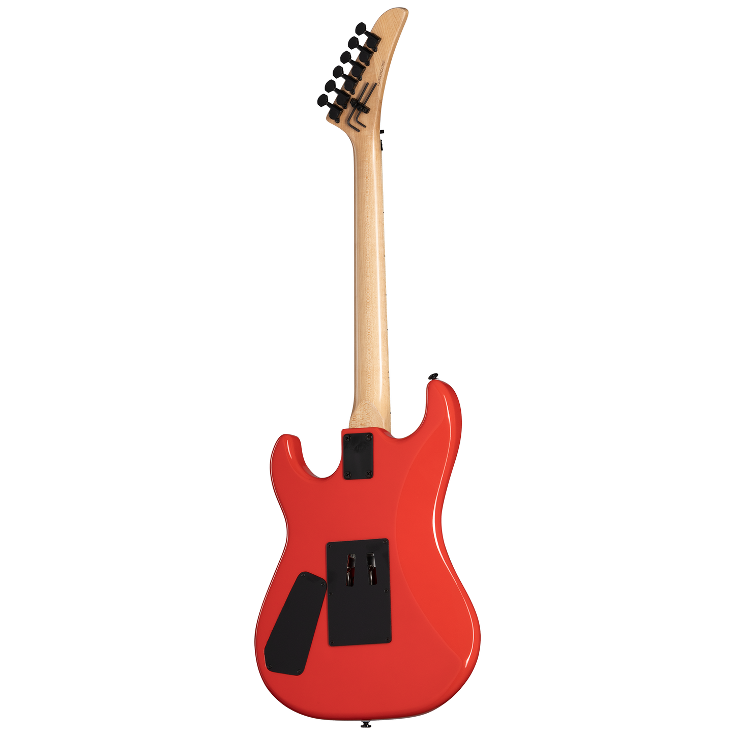 Kramer Baretta “Danger Zone” (EVH® D-Tuna; Incl. Premium Soft Case), Warning Tape on White Red Electric Guitar Kramer