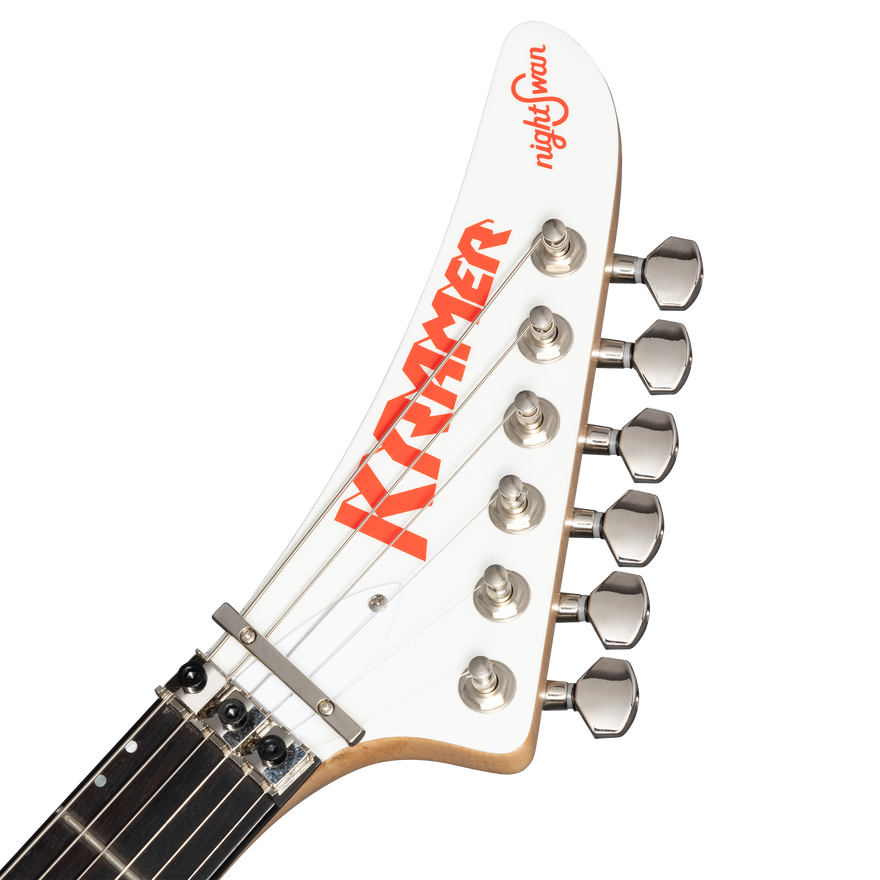 Kramer NightSwan, Custom Graphics, Pixel Hearts, Exclusive Electric Guitar Kramer