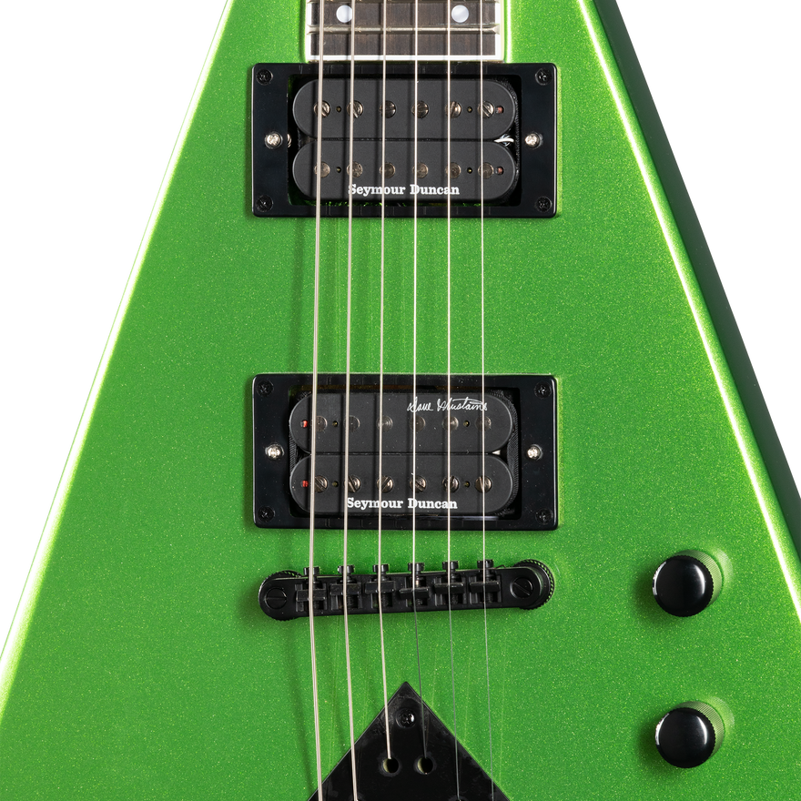 Kramer Dave Mustaine Vanguard Rust in Peace, Alien Tech Green Electric Guitar Kramer