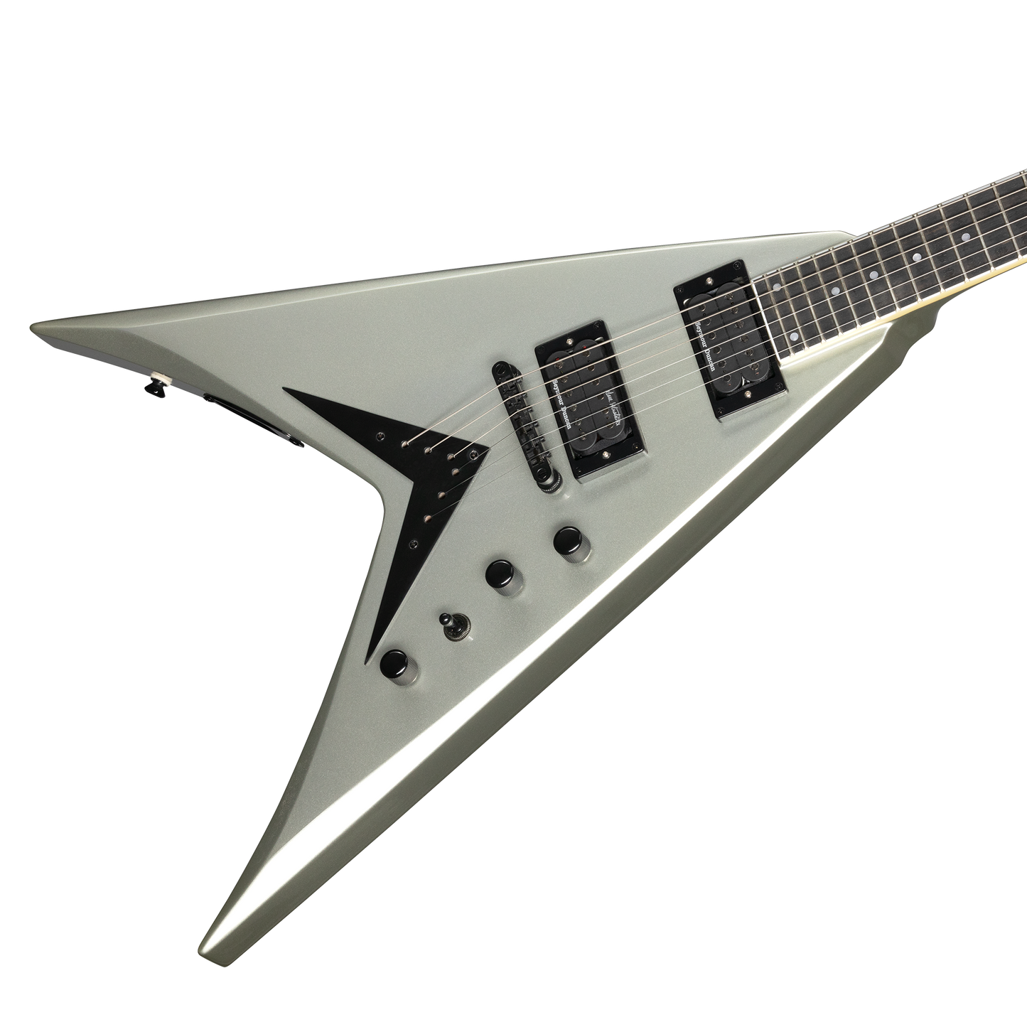 Kramer Dave Mustaine Vanguard, Silver Metallic Electric Guitar Kramer
