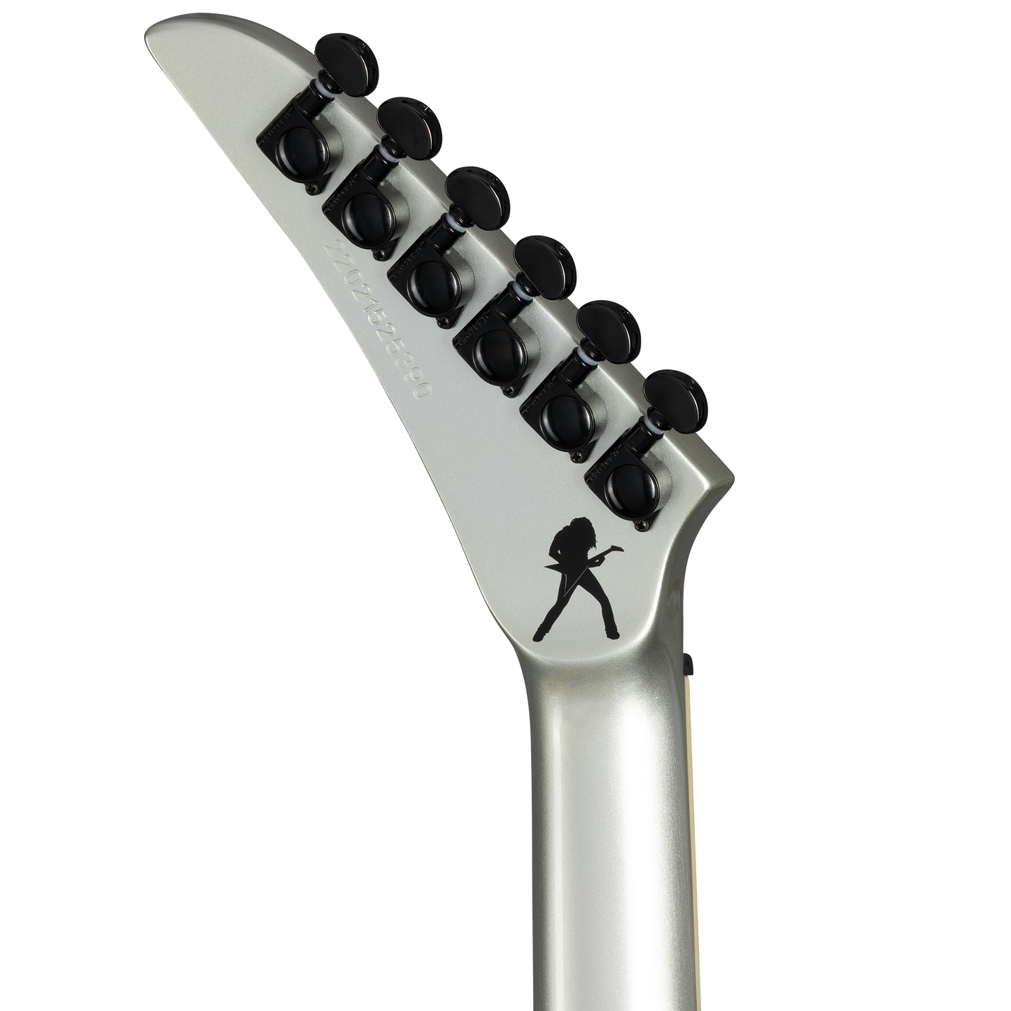 Kramer Dave Mustaine Vanguard, Silver Metallic Electric Guitar Kramer