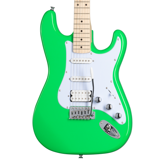 Kramer Focus VT-211S, Neon Green Electric Guitar Kramer
